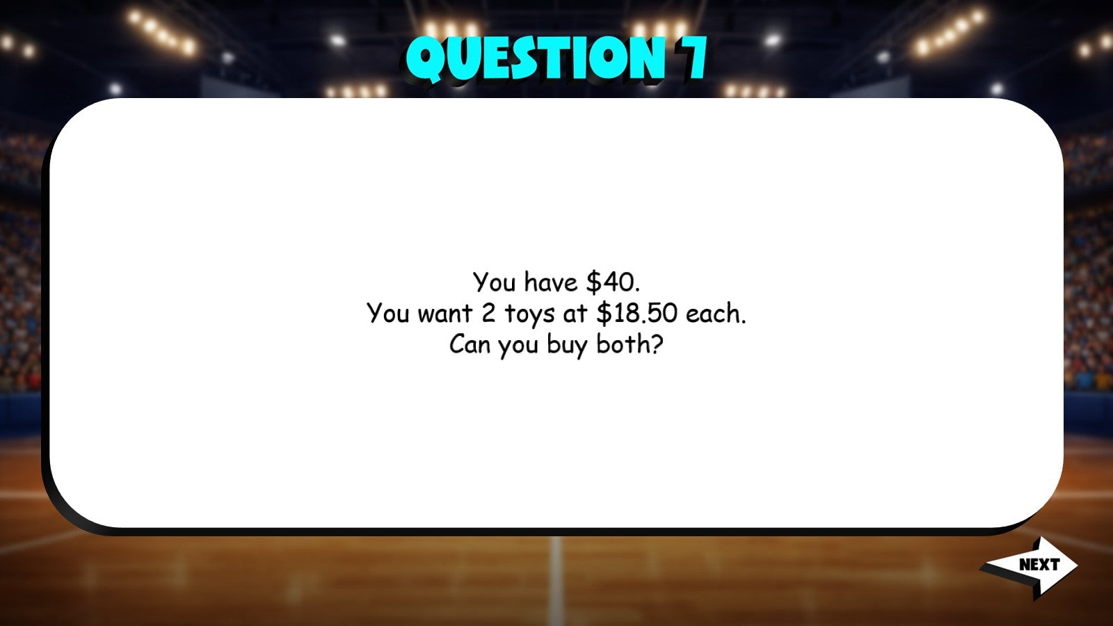 Planning Purchases Within a Budget TRASHKETBALL Math Game - No Prep Grade 4