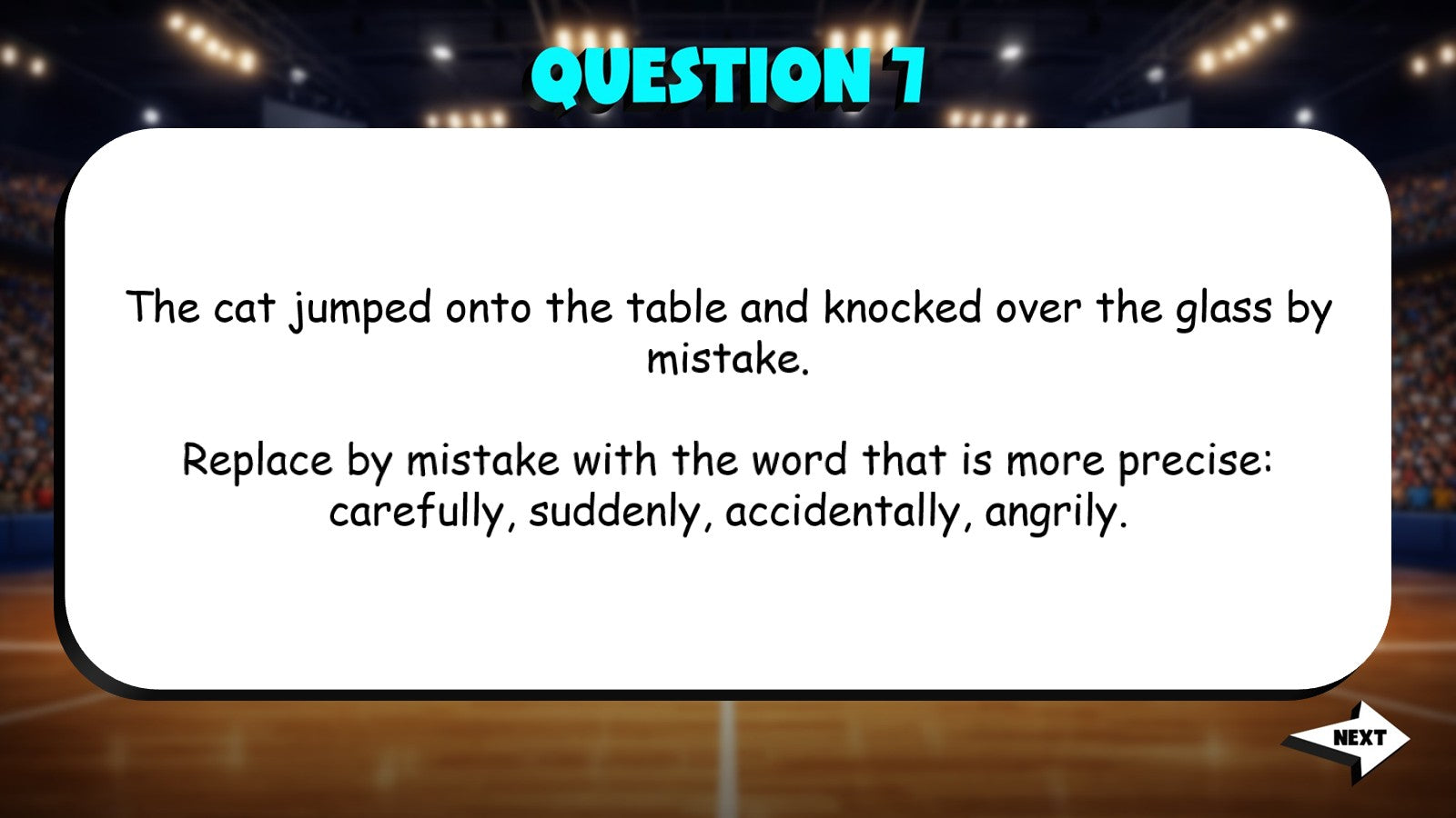 Select Revisions That Improve Word Choice TRASHKETBALL ELA Game - Grade 4