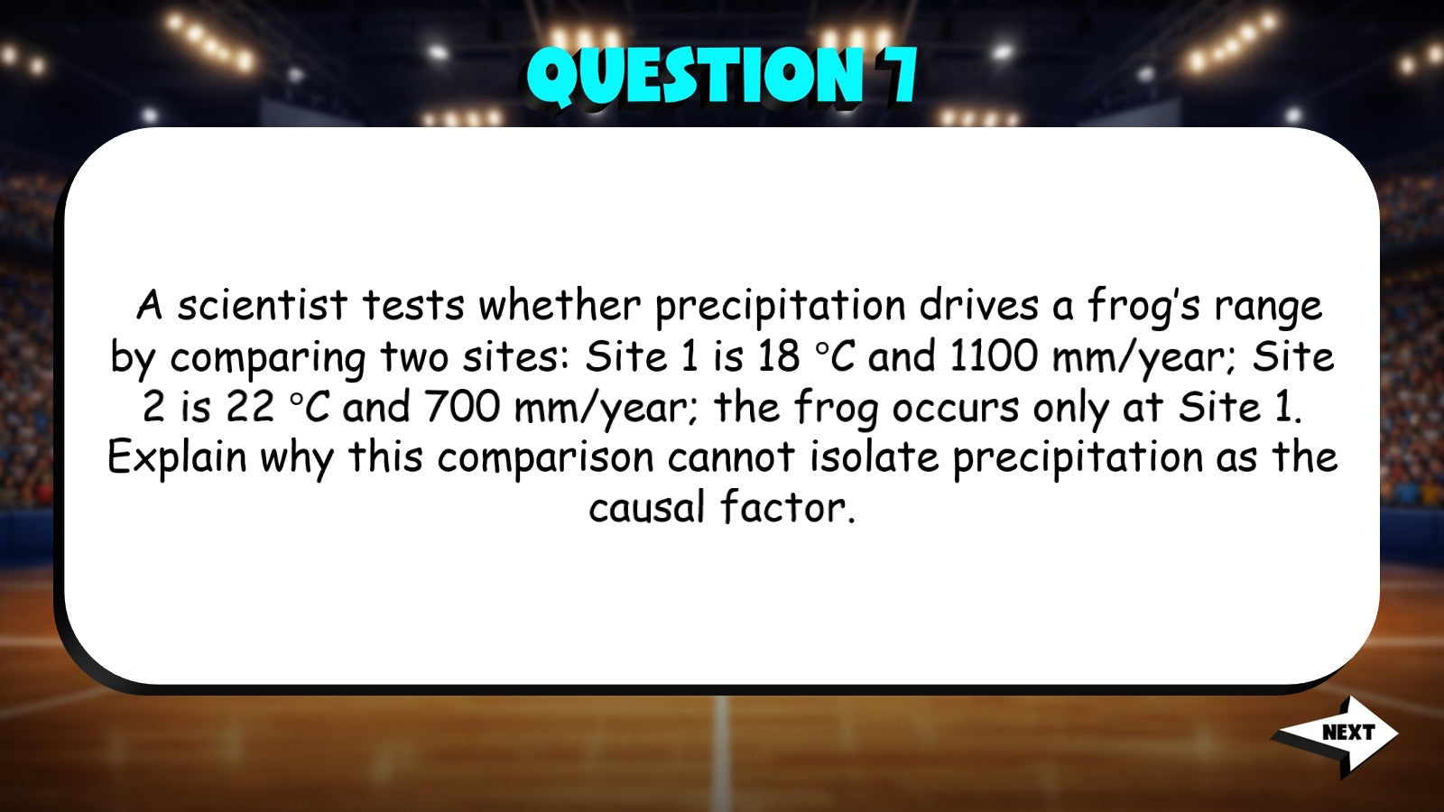 Species Range Shifts TRASHKETBALL Science Game - No Prep AP Biology Review