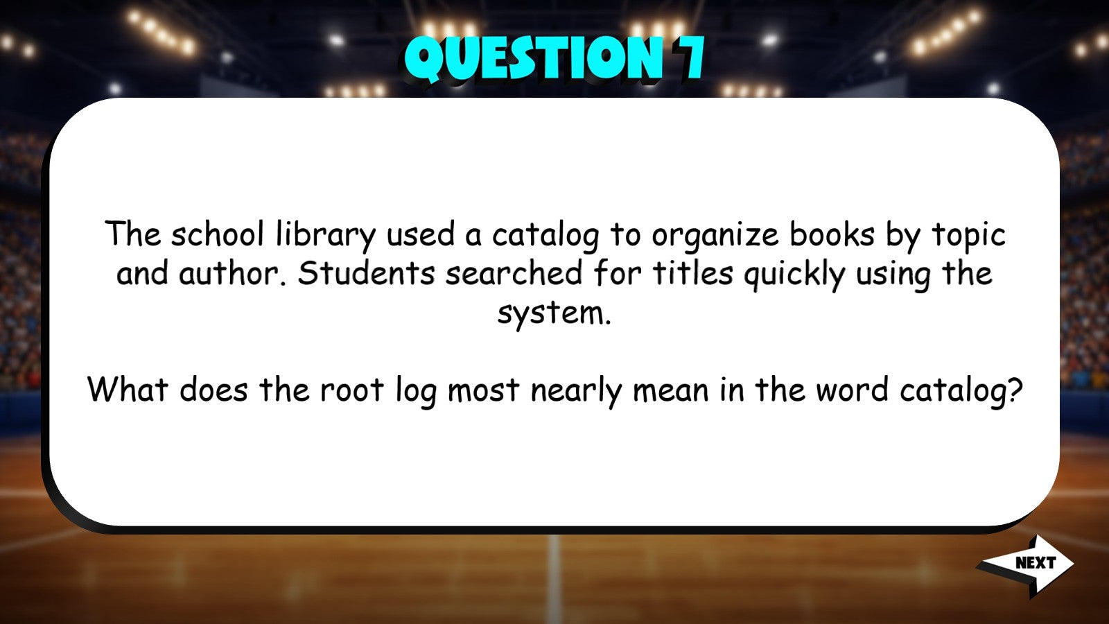 Identify Greek & Latin Roots in Words TRASHKETBALL ELA Game - No Prep Grade 4