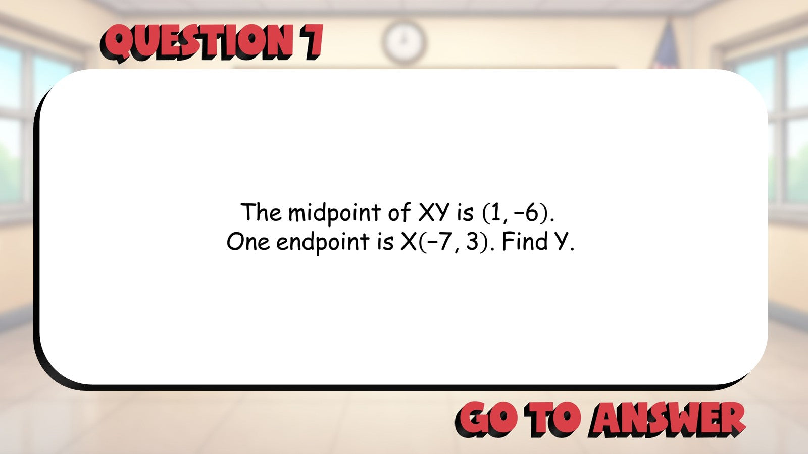 Segment Bisectors BIG TERRIBLE GAME - No Prep Geometry Math Review Activity