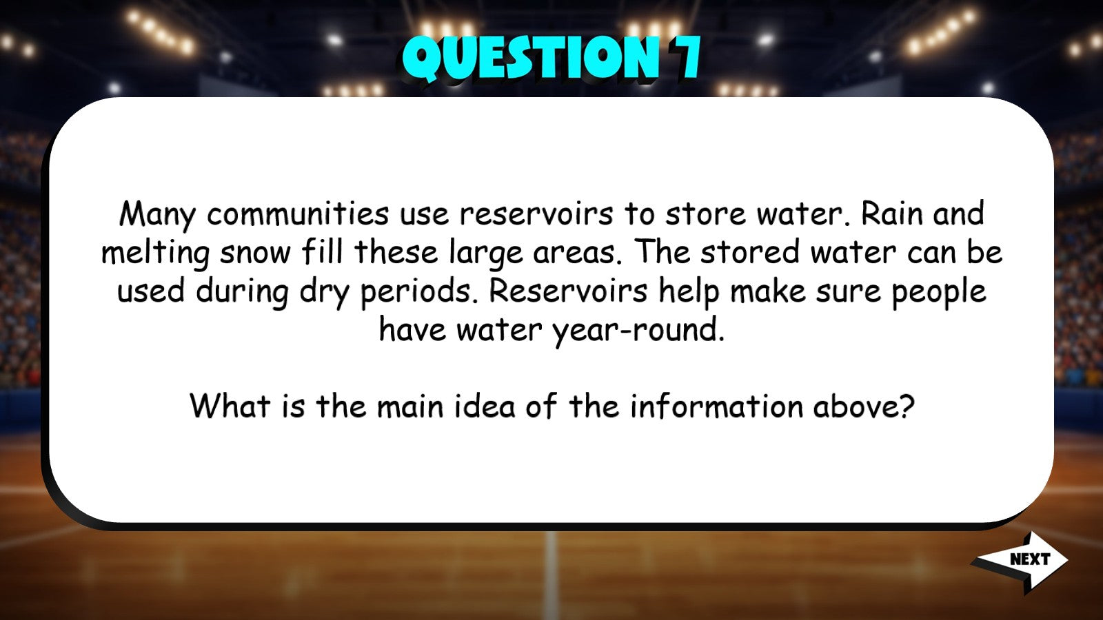 Main Idea & Key Information TRASHKETBALL ELA Game - No Prep Grade 4 Review