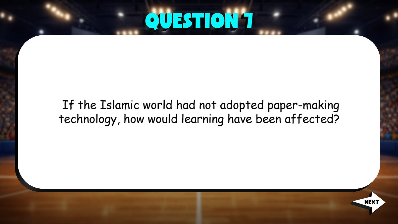 Islamic Science & Math Advancements TRASHKETBALL Socials Game - No Prep Grade 7