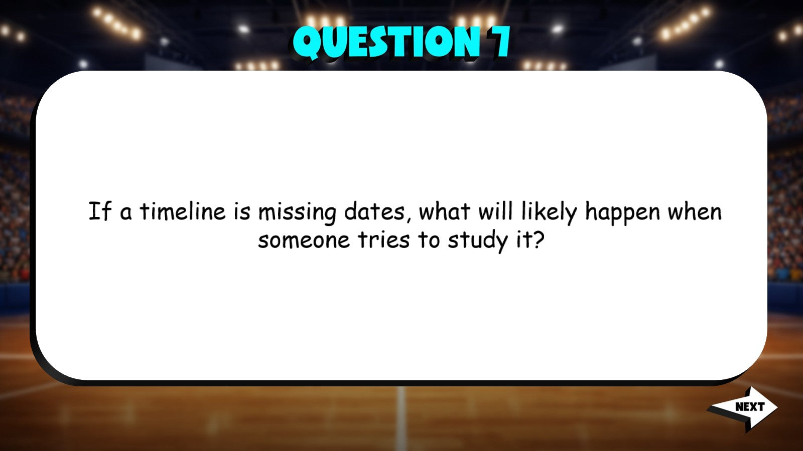 Time Periods & Eras TRASHKETBALL Socials Game - No Prep Grade 4 Review Activity