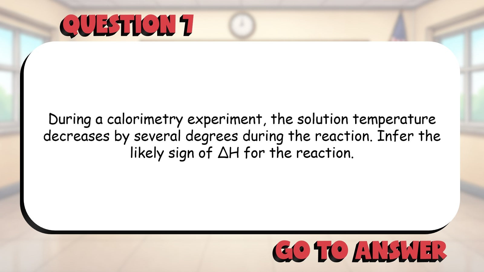 Enthalpy BIG TERRIBLE GAME - No Prep Chemistry Science Review Activity