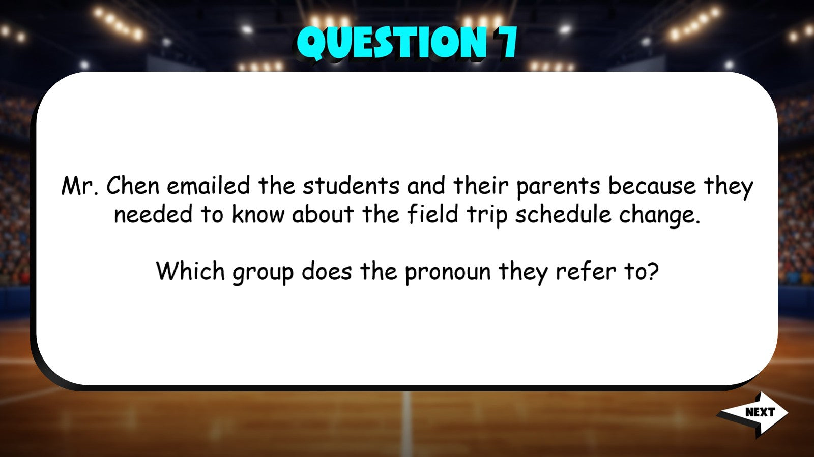 Ambiguous or Unclear Pronoun References TRASHKETBALL ELA Game - No Prep Grade 4