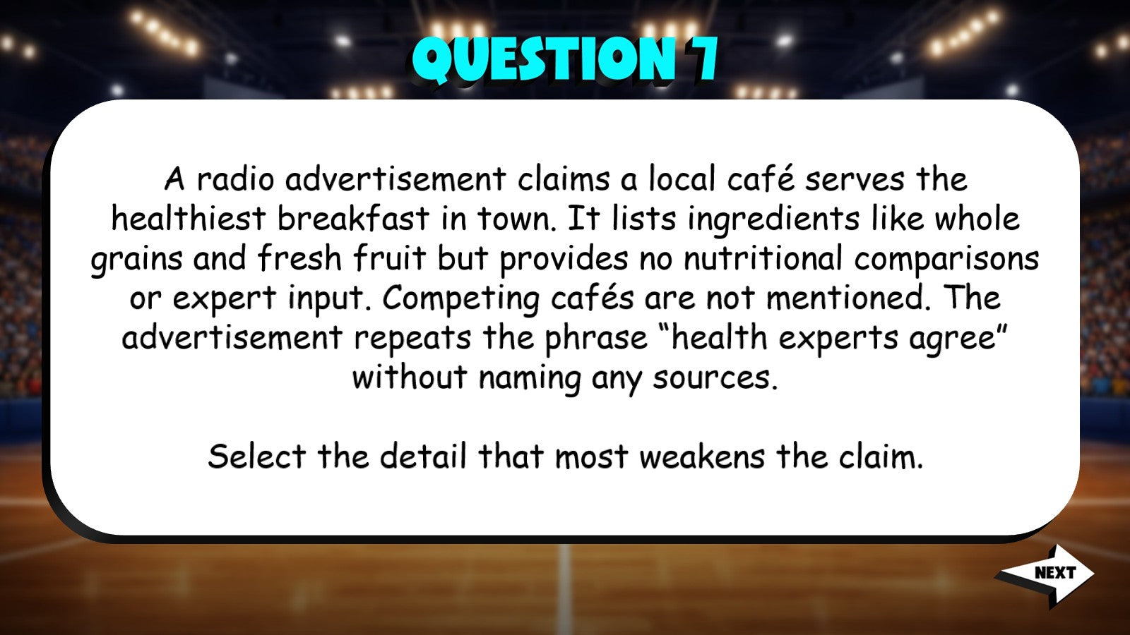 Credibility & Fairness of Media Messages TRASHKETBALL ELA Game - No Prep Grade 8