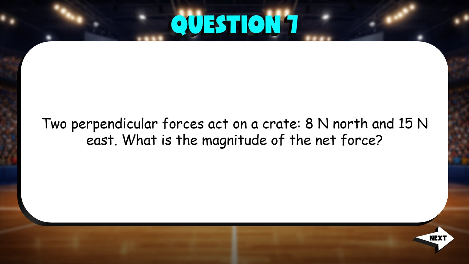Resultant Motion from Components TRASHKETBALL Science Game - No Prep Physics