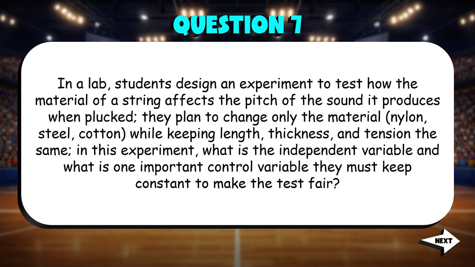 Sound Waves TRASHKETBALL Science Game - No Prep Grade 8 Review Activity