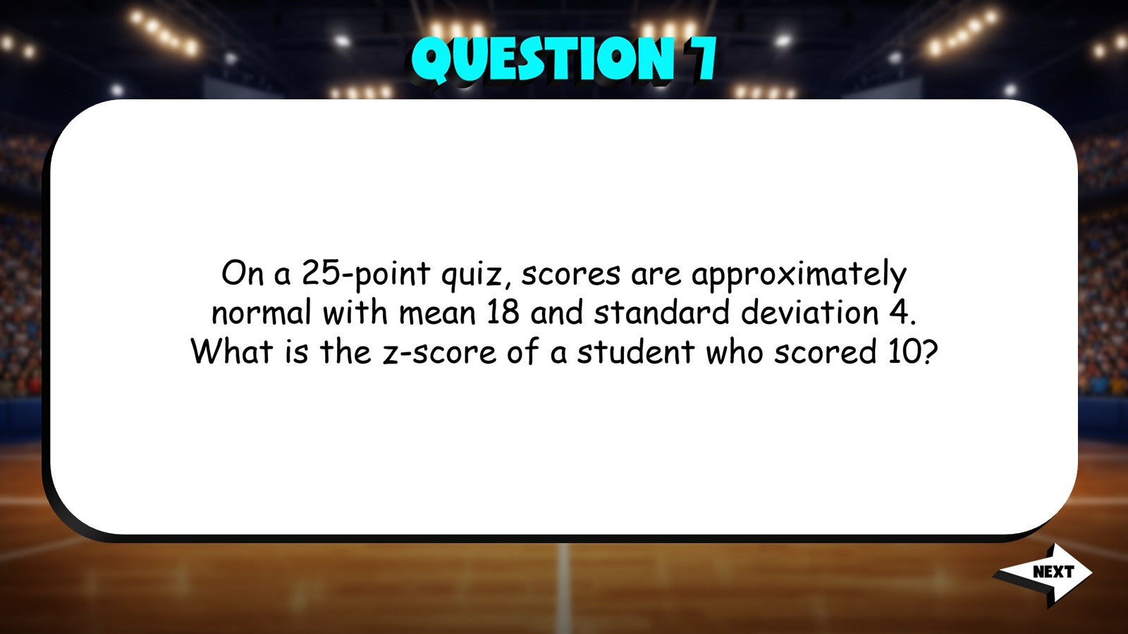 Z Scores TRASHKETBALL Math Game - No Prep Algebra 2 Review Activity