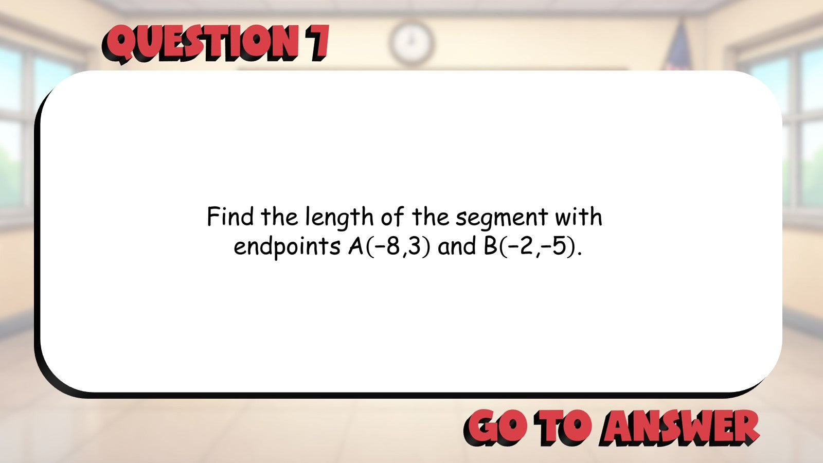 Construct Segments & Midpoints BIG TERRIBLE GAME - No Prep Geometry Math Review