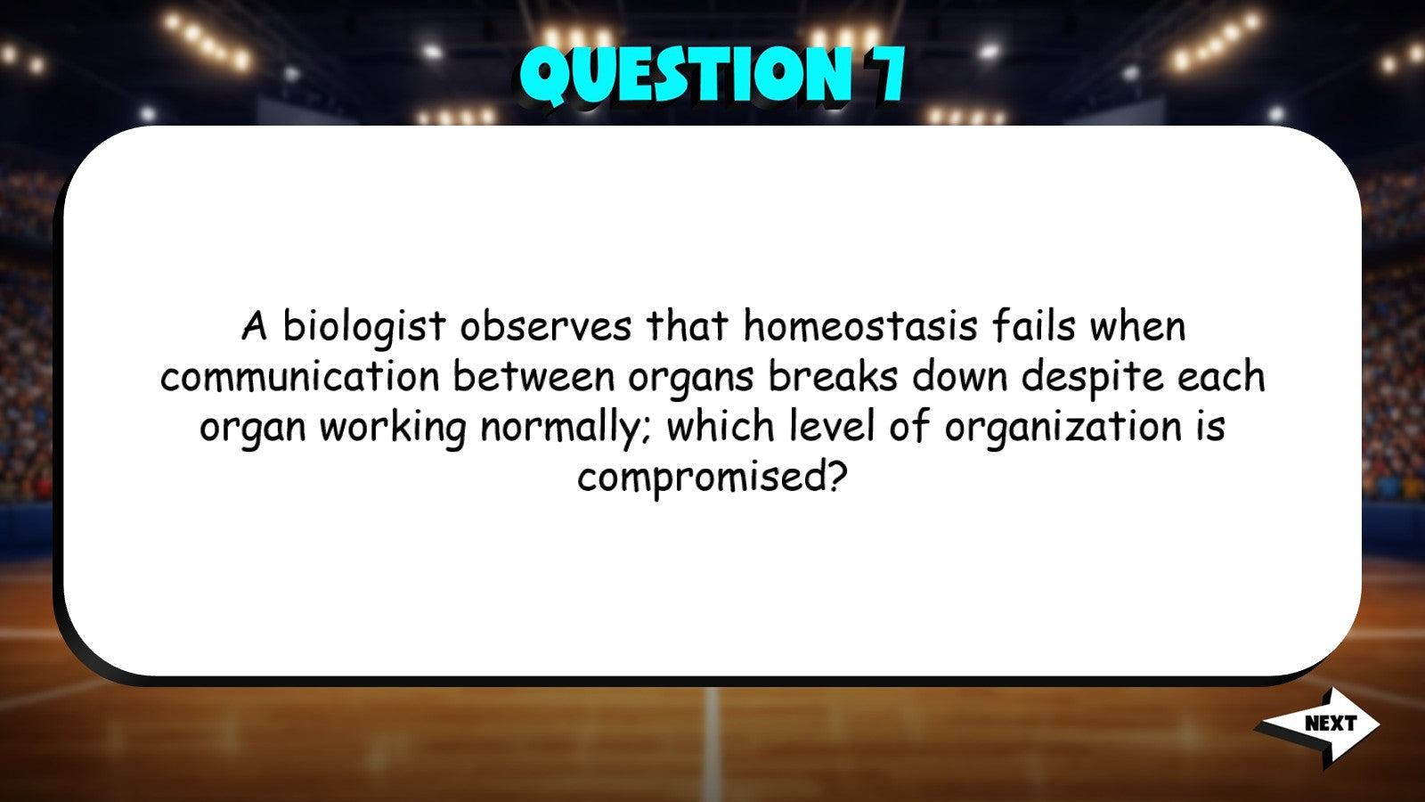 Levels of Organization in the Body TRASHKETBALL Science Game - AP Biology