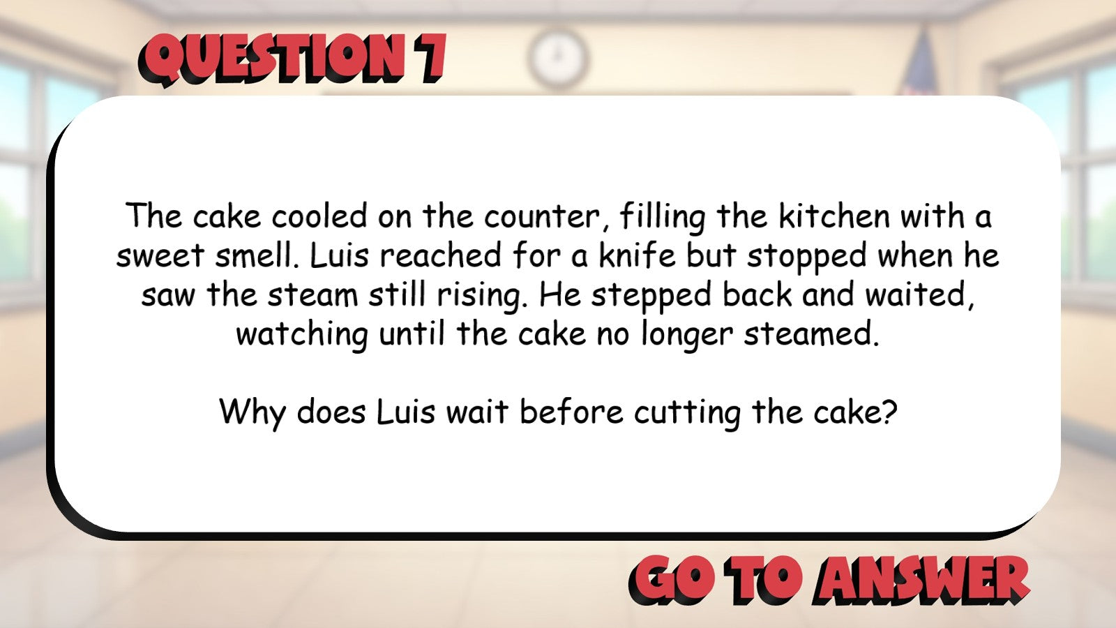 Answer Why & How Questions BIG TERRIBLE GAME - No Prep Grade 5 ELA Review