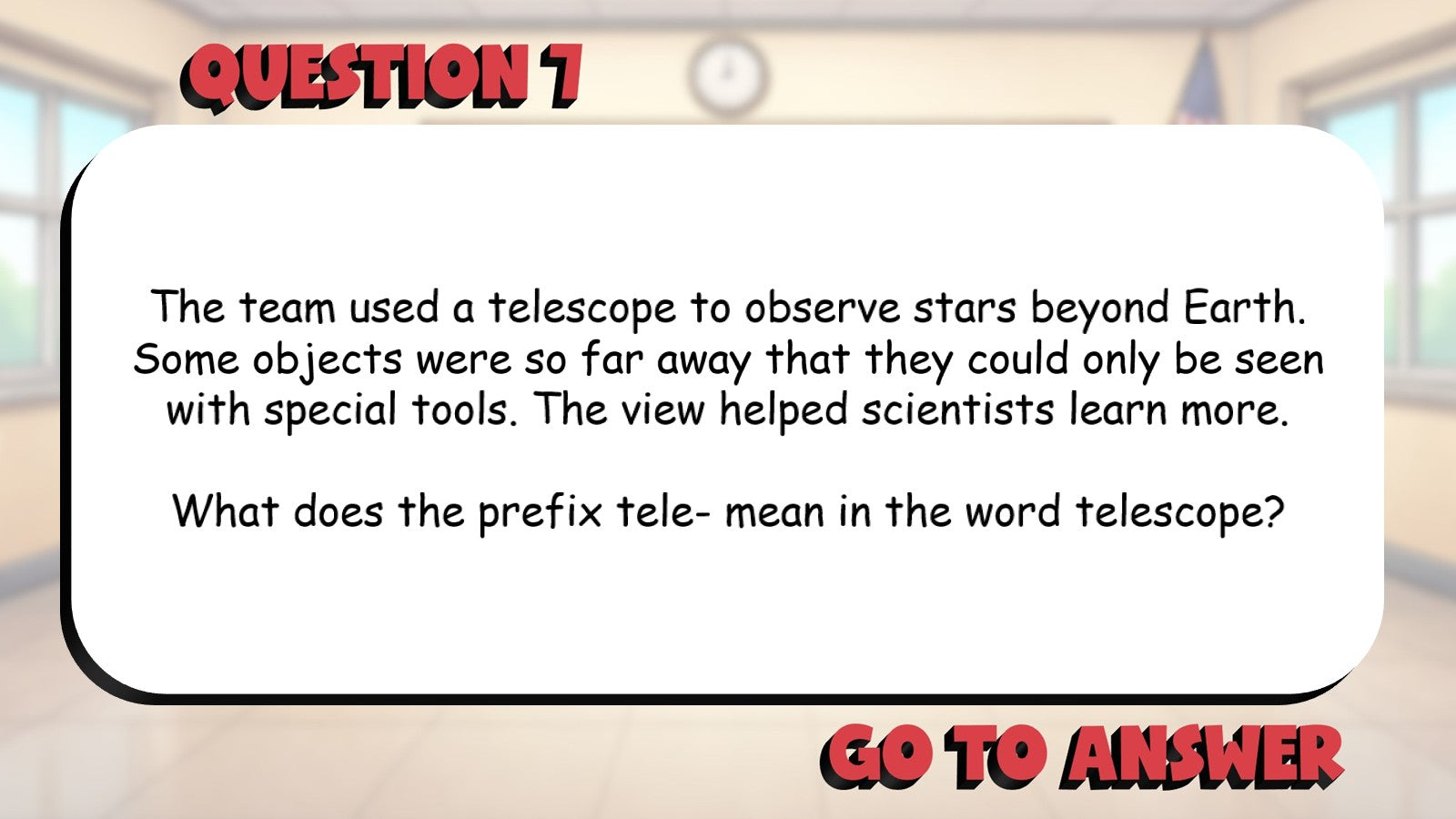 Identify Common Prefixes & Their Meanings BIG TERRIBLE GAME - Grade 5 ELA Review