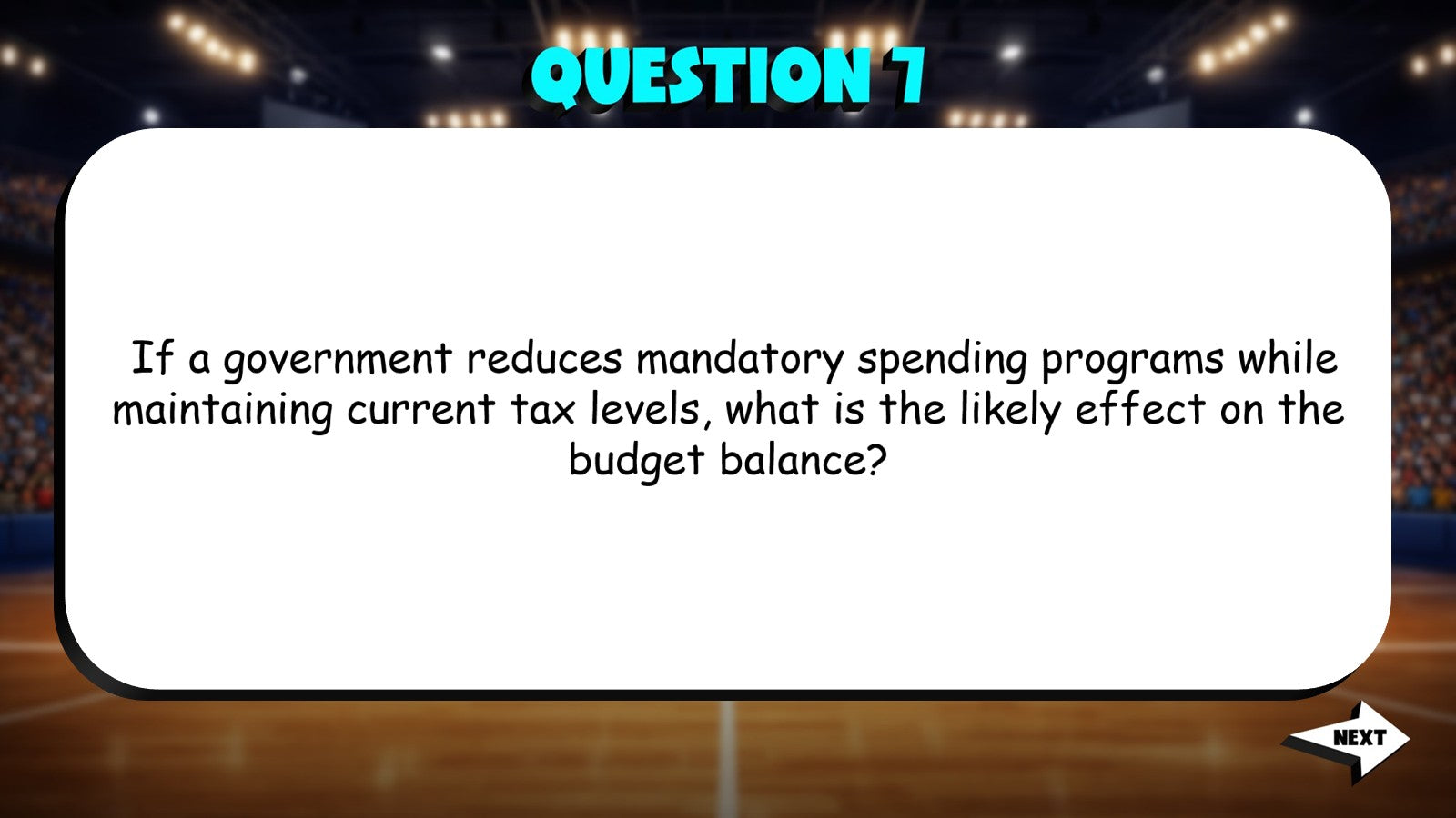 Deficits & Surpluses TRASHKETBALL Economics Game - No Prep Review Activity