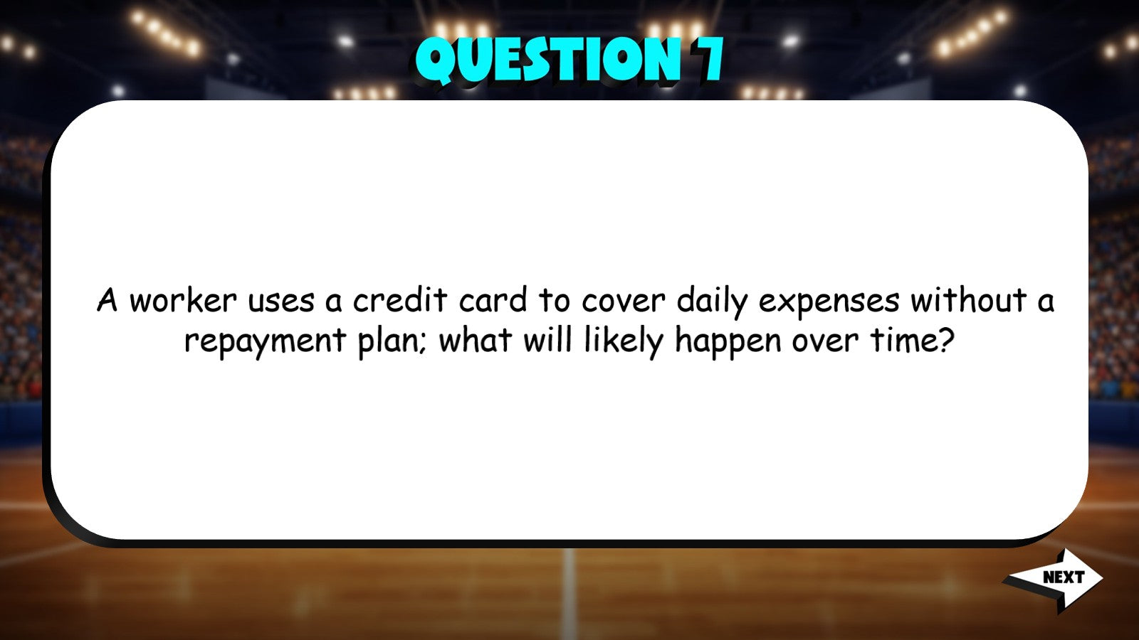 Purpose of Credit TRASHKETBALL Economics Game - No Prep Review Activity