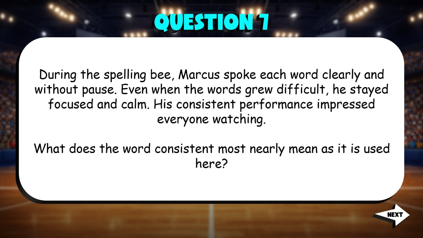 Paragraph Context to Confirm Word Meaning TRASHKETBALL ELA Game - Grade 5