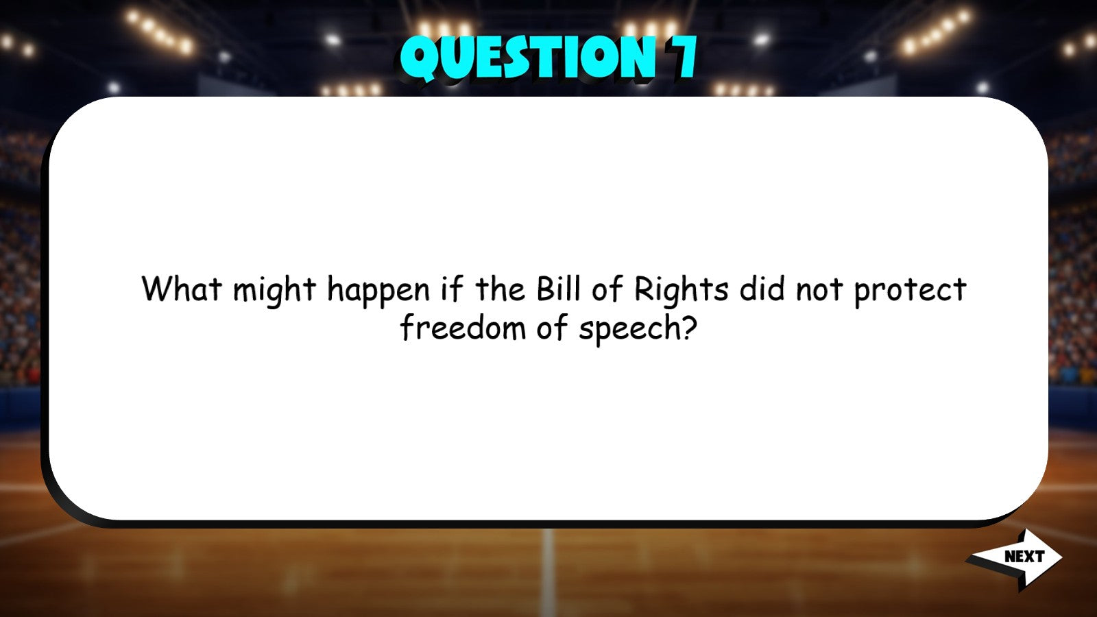 Purpose of the Bill of Rights TRASHKETBALL Socials Game - No Prep Grade 5 Review