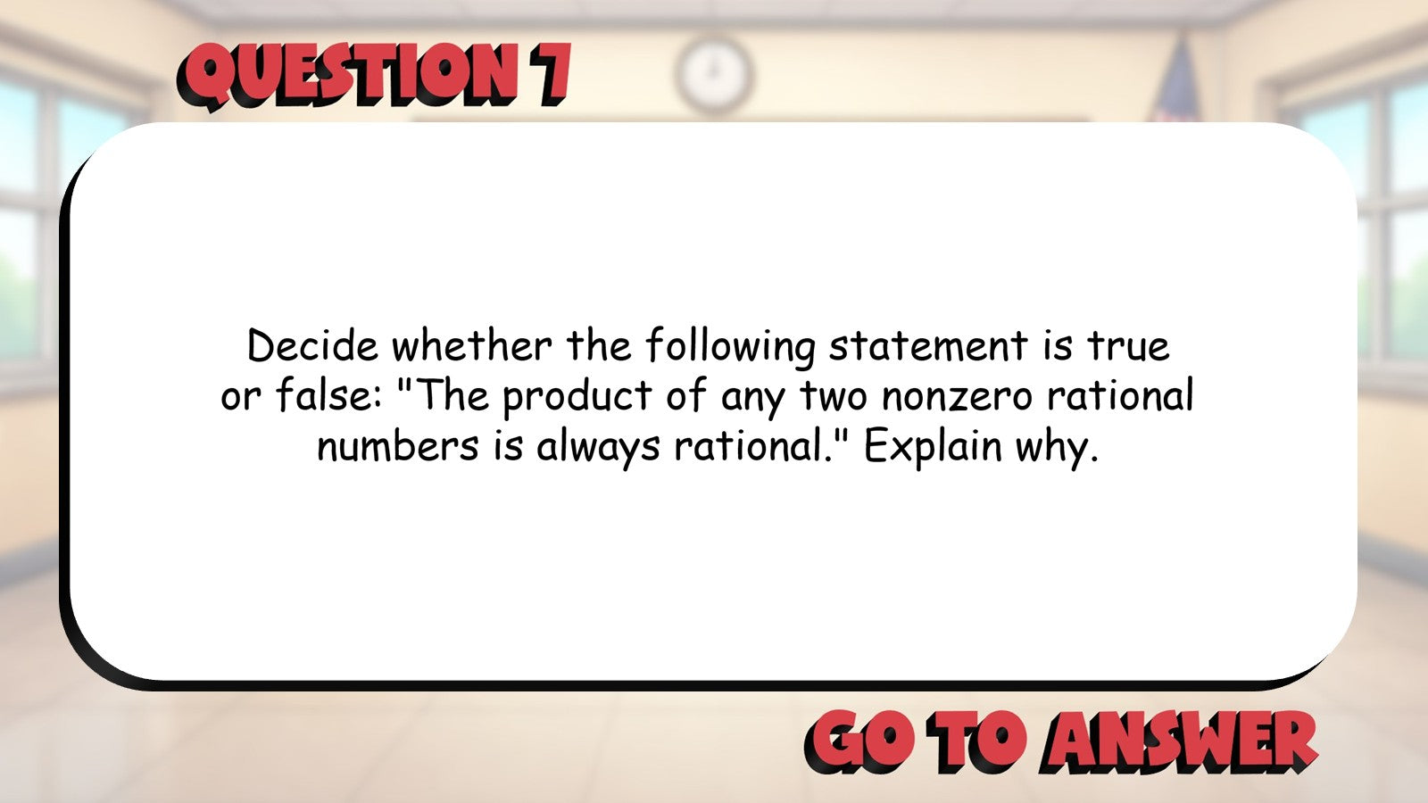 Sets of Numbers BIG TERRIBLE GAME - No Prep Algebra 1 Math Review Activity