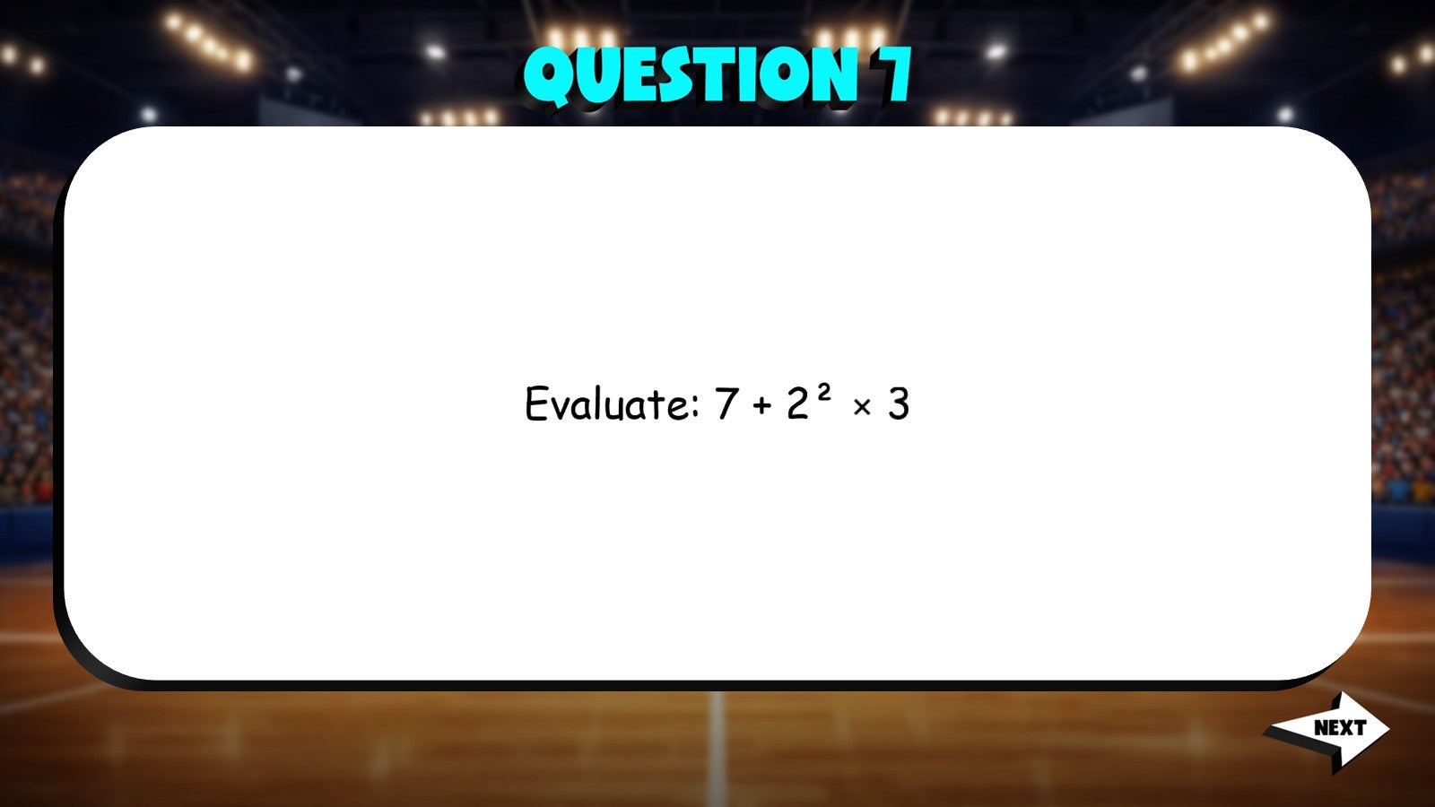 Order of Operations with Exponents TRASHKETBALL Math Game - No Prep Grade 6