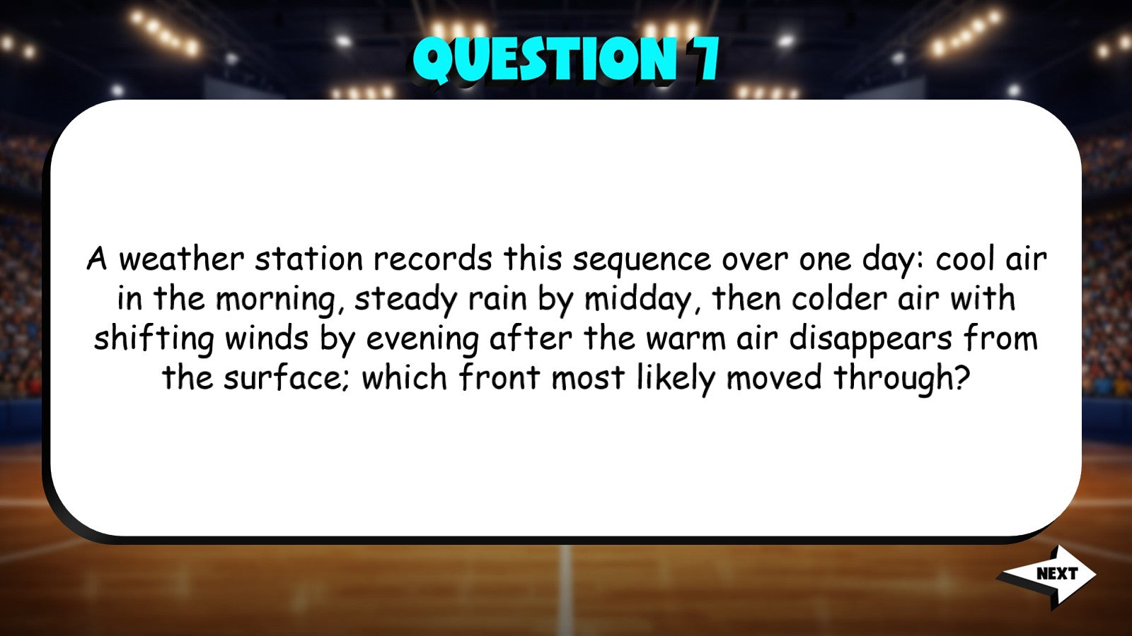 Weather Fronts TRASHKETBALL Game - No Prep Earth Science Review Activity