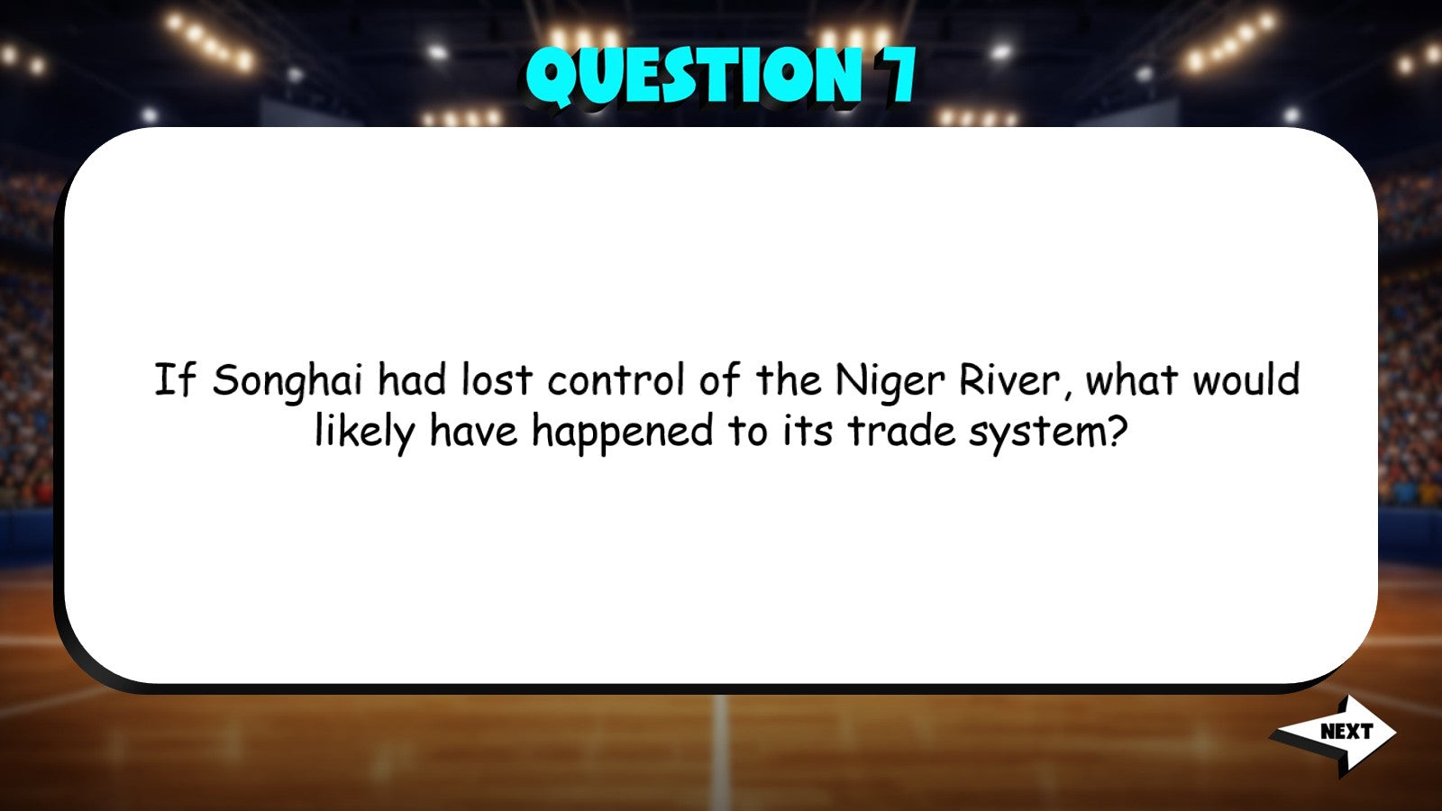 Songhai Empire TRASHKETBALL Socials Game - No Prep Grade 7 Review Activity