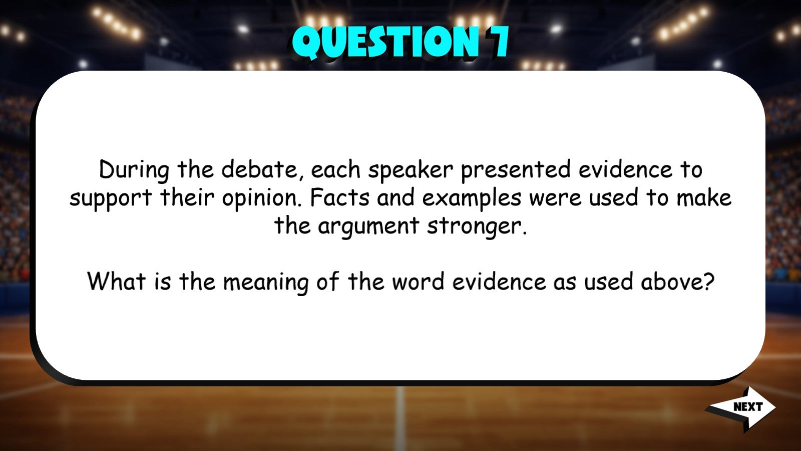 Domain Specific & Academic Vocabulary TRASHKETBALL ELA Game - No Prep Grade 4