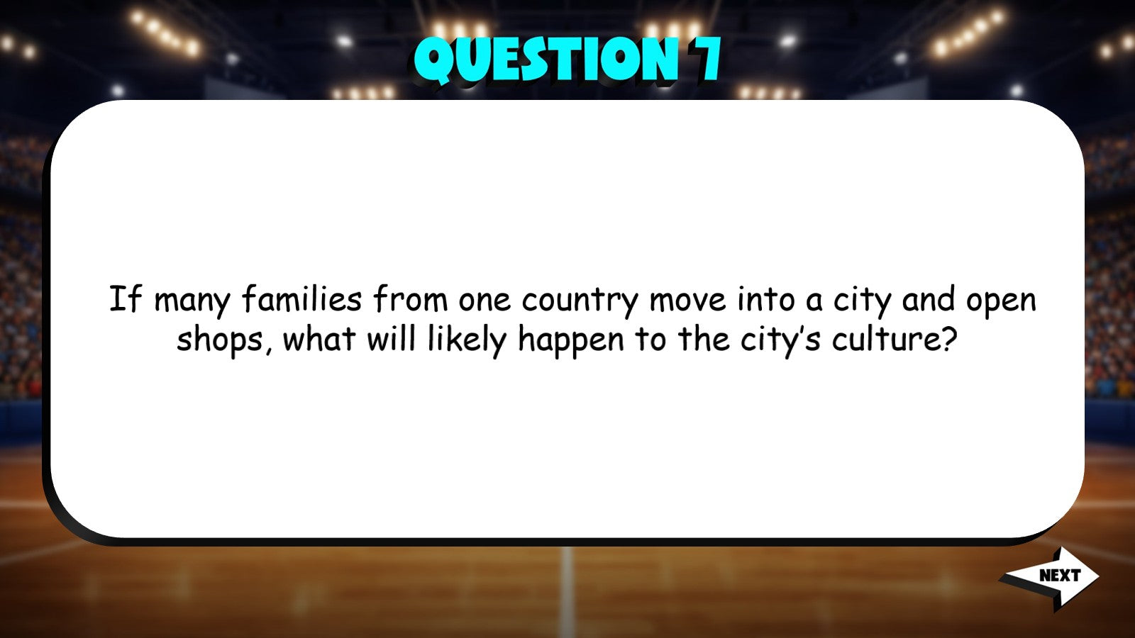 Migration & Culture TRASHKETBALL Socials Game - No Prep Grade 4 Review Activity