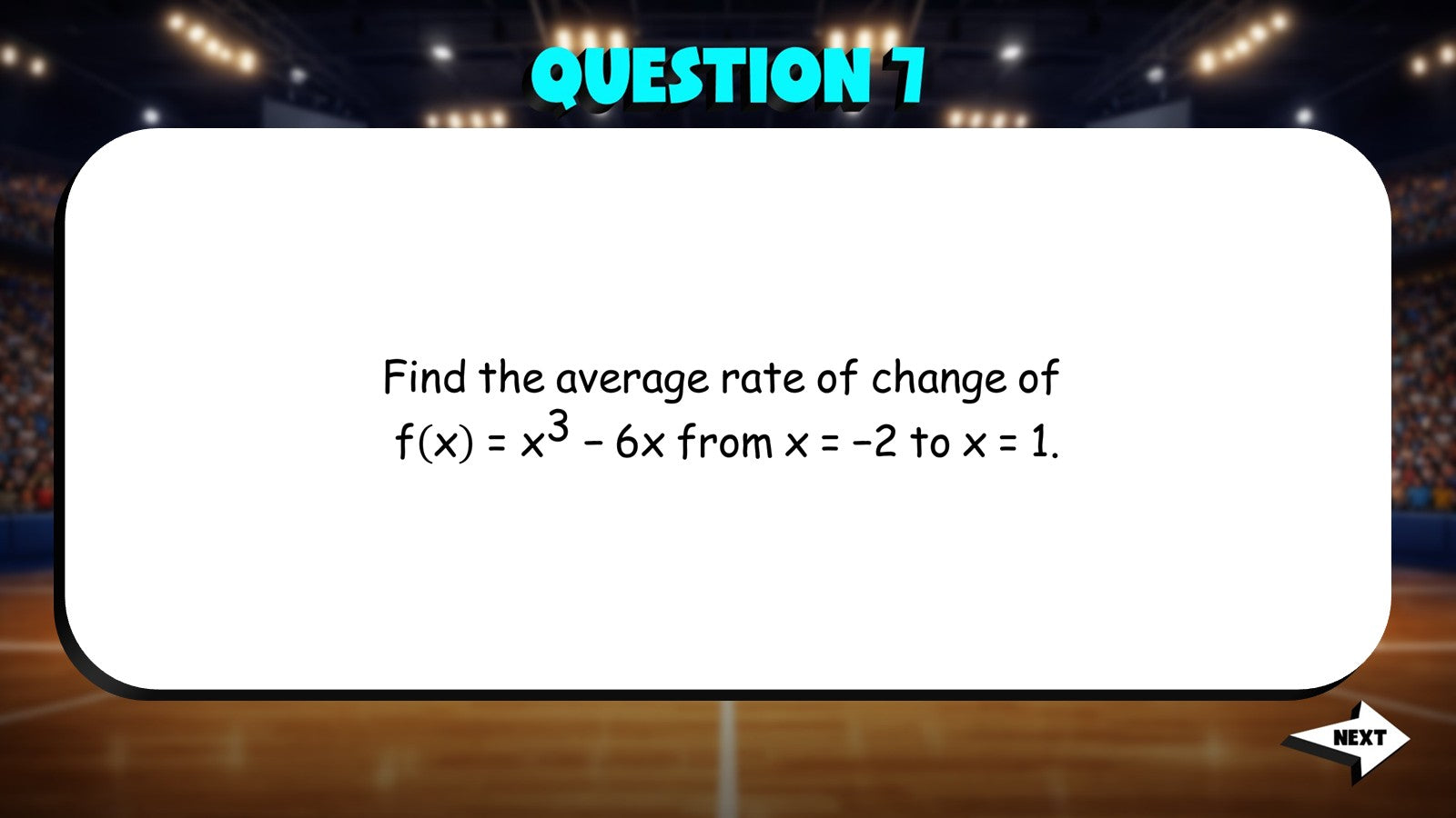 Function Average Rate of Change TRASHKETBALL Math Game - No Prep Algebra 2