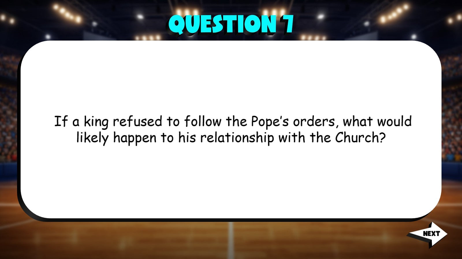 The Medieval Church TRASHKETBALL Socials Game - No Prep Grade 7 Review Activity