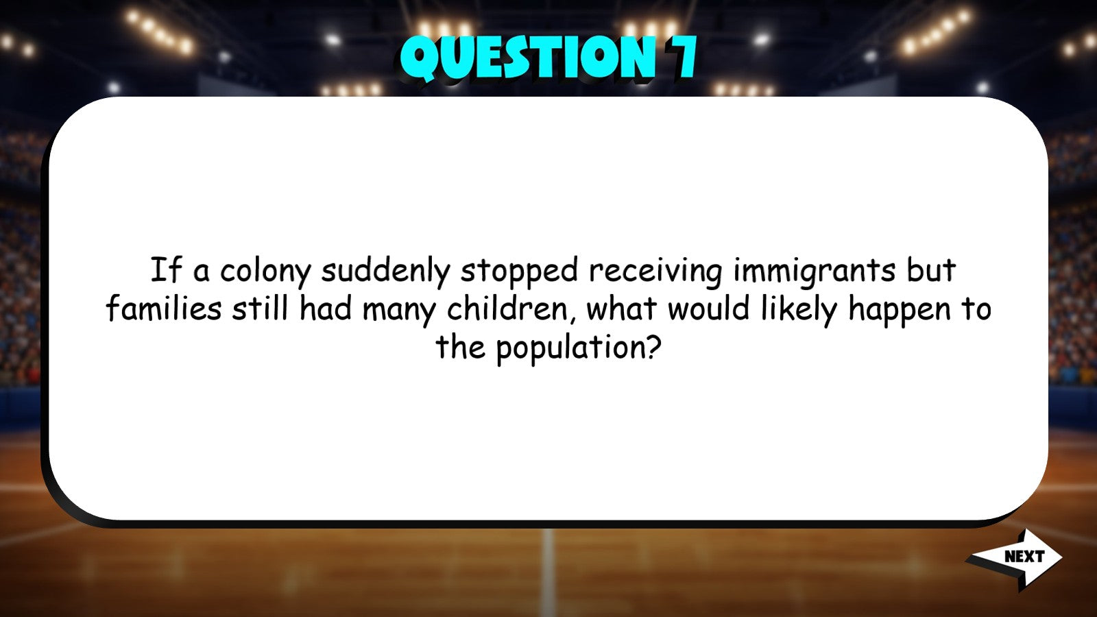 Population Growth TRASHKETBALL Socials Game - No Prep Grade 4 Review Activity