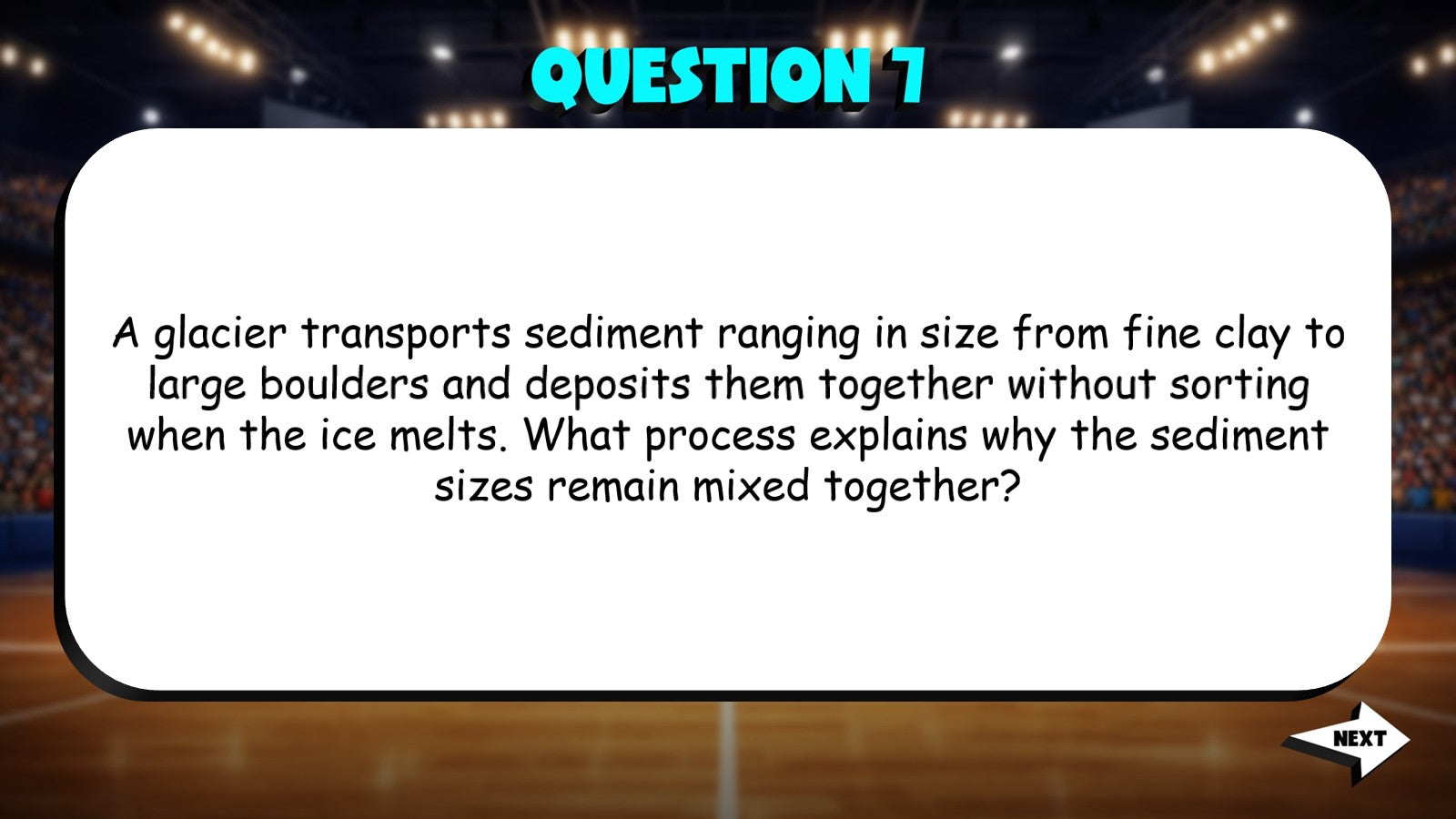 Glacial Erosion & Deposition TRASHKETBALL Game - No Prep Earth Science Review