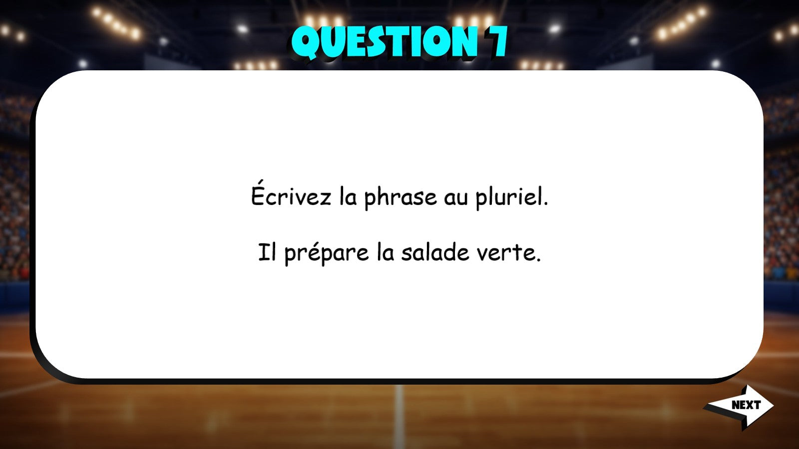 Change to Plural - Meals & Dining Culture TRASHKETBALL French Game - No Prep