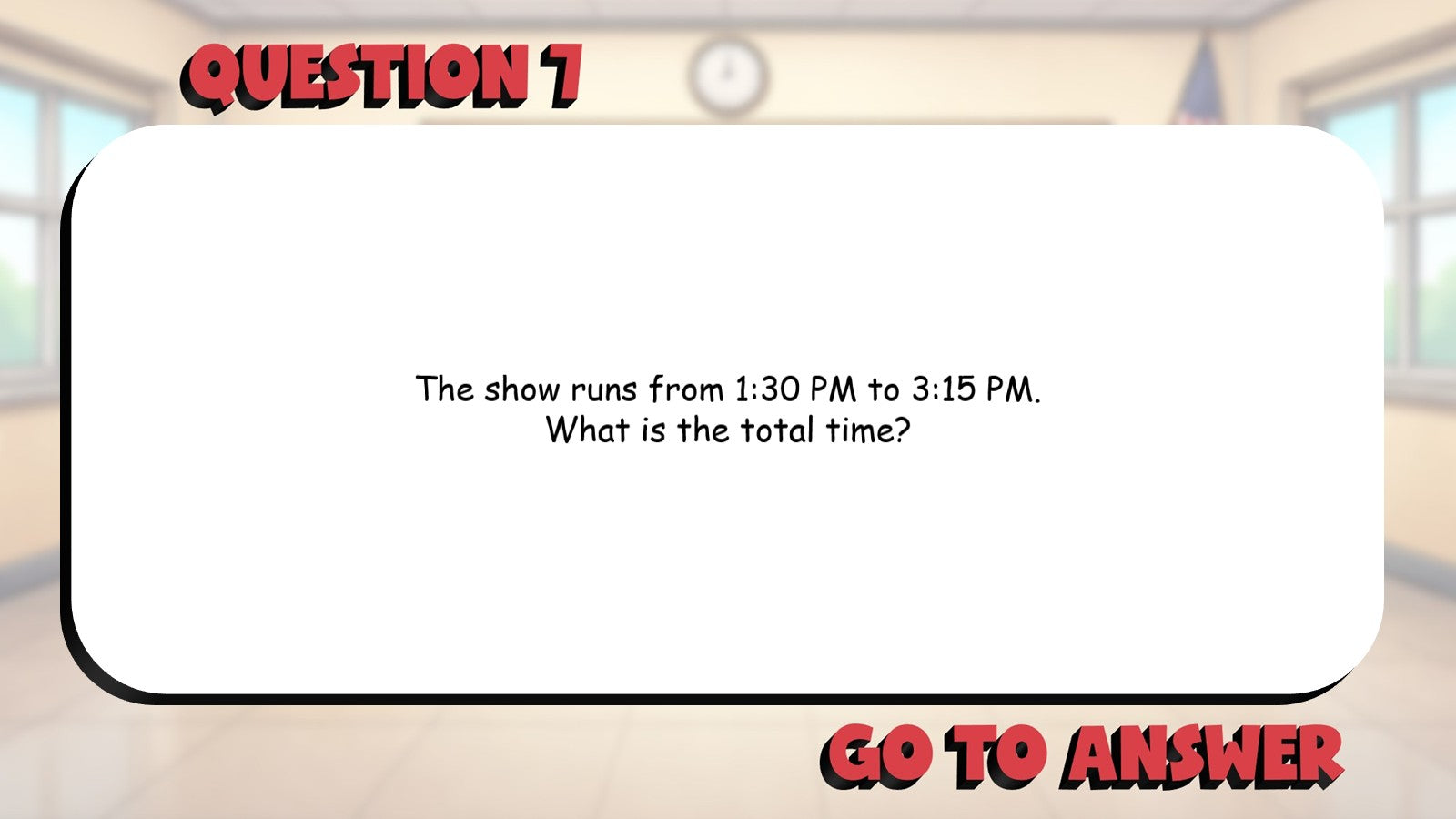 Word Problems with Time Schedules BIG TERRIBLE GAME - Grade 3 Math Review
