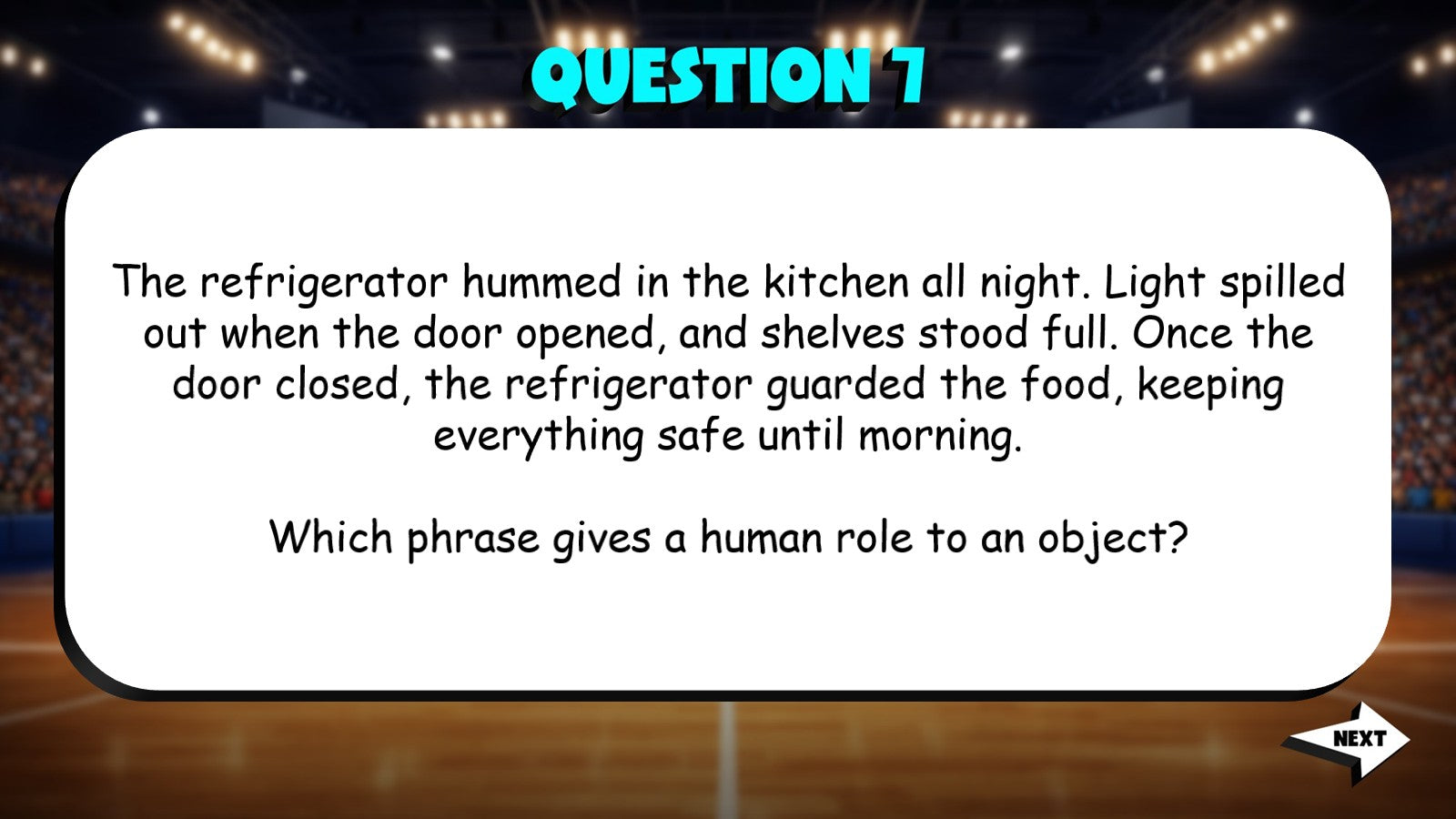 Identify Personification TRASHKETBALL ELA Game - No Prep Grade 6 Review Activity