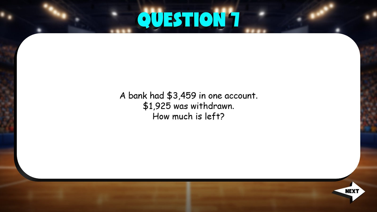 Subtraction Word Problems TRASHKETBALL Math Game - No Prep Grade 4 Review