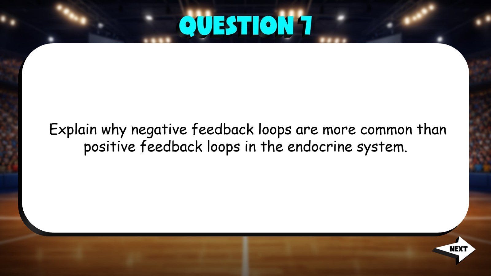 Feedback Regulation in Endocrine Control TRASHKETBALL Science Game - Biology