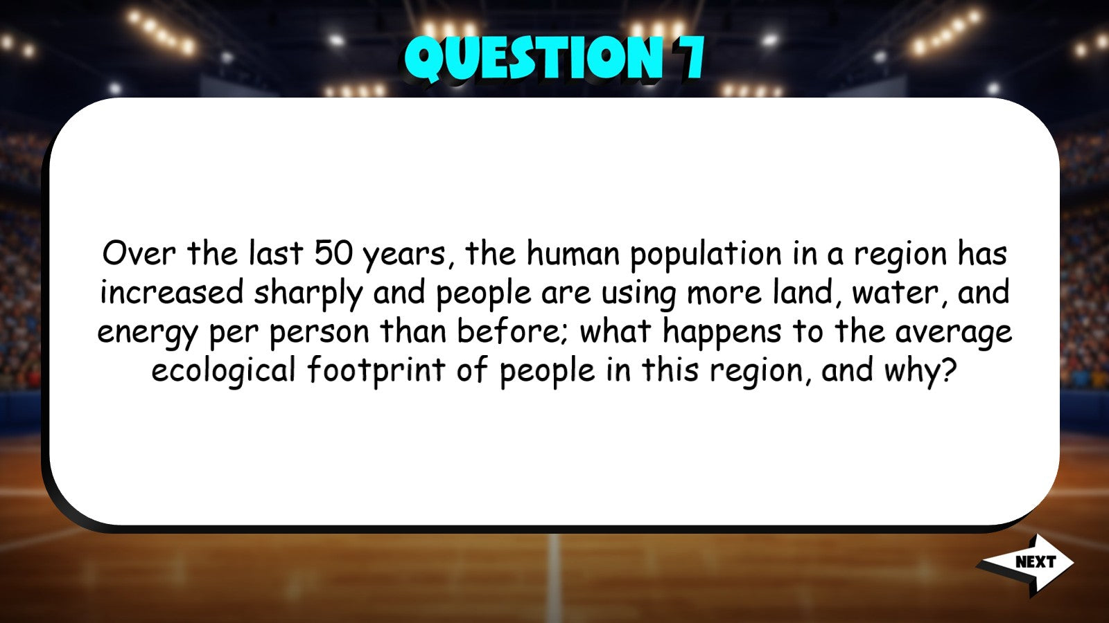 Human Impact & Conservation TRASHKETBALL Science Game - No Prep Grade 8 Review
