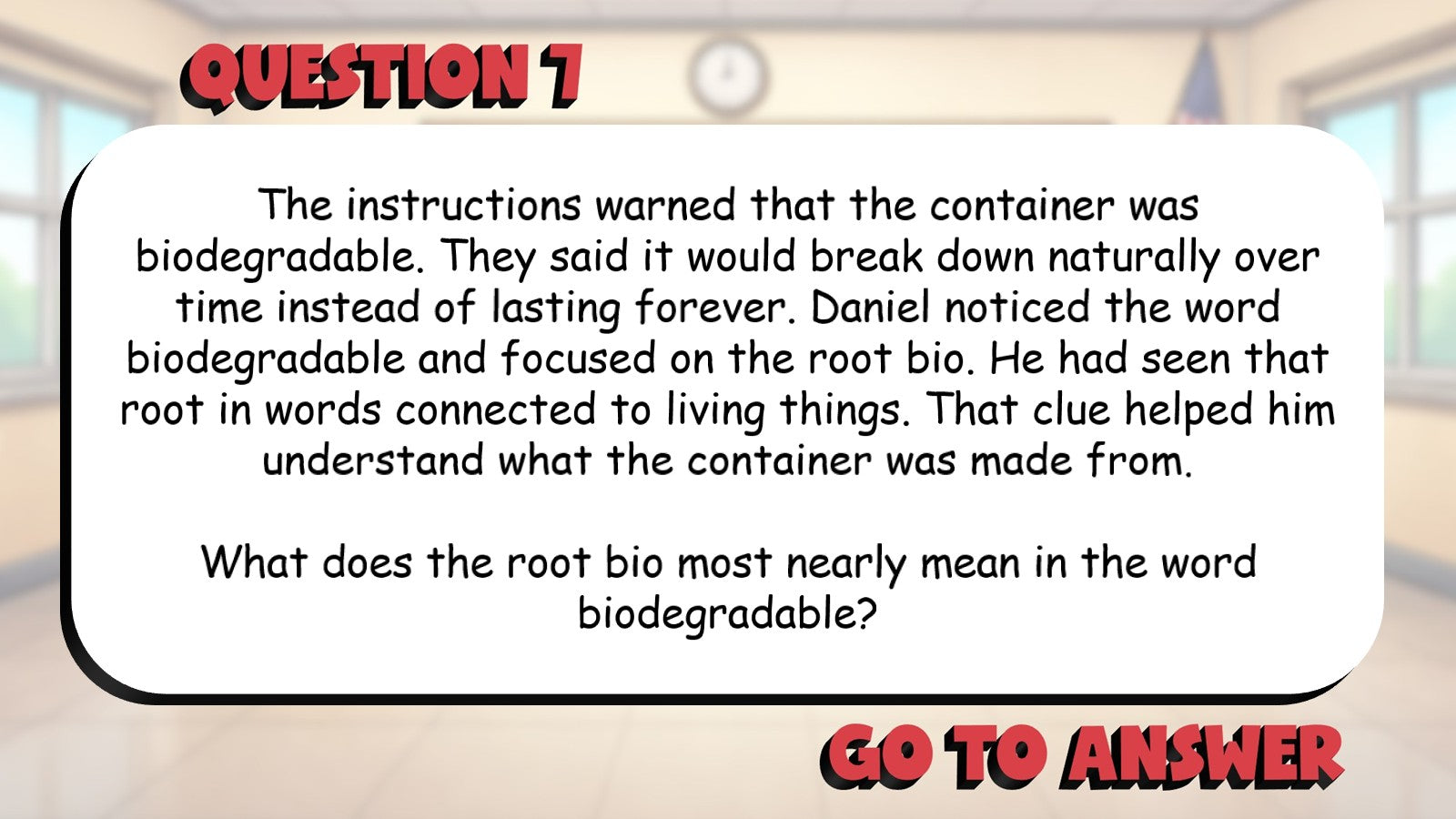 Roots Prefixes & Suffixes for Meaning BIG TERRIBLE GAME - Grade 5 ELA Review