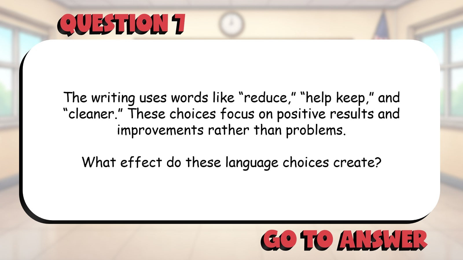 Author Purpose Point of View & Language BIG TERRIBLE GAME - Grade 5 ELA Review