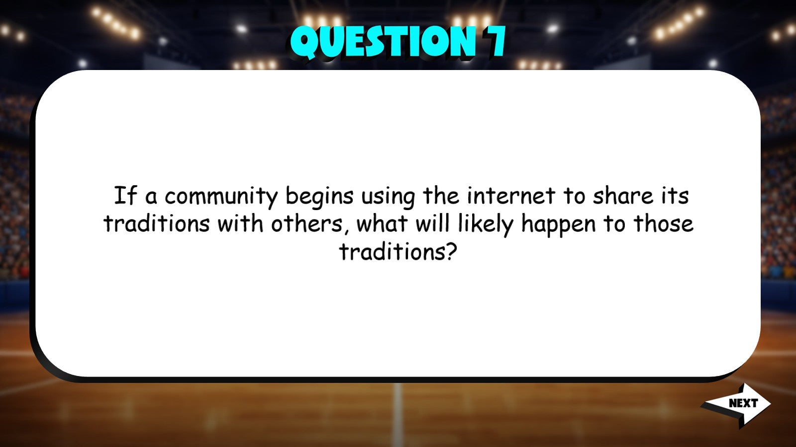 Cultural Continuity & Change TRASHKETBALL Socials Game - No Prep Grade 3 Review