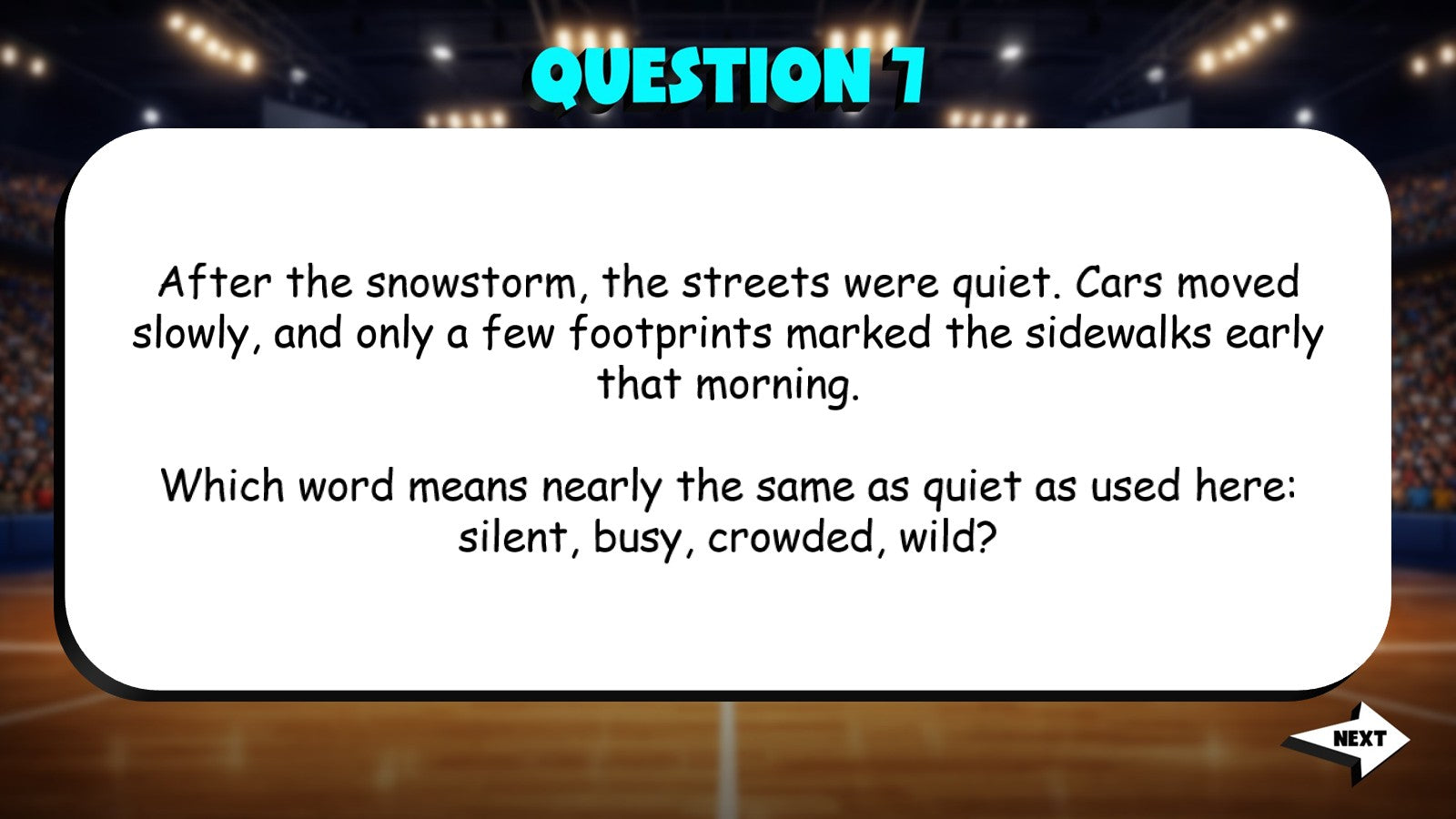 Identify Synonyms in Context TRASHKETBALL ELA Game - No Prep Grade 4 Review