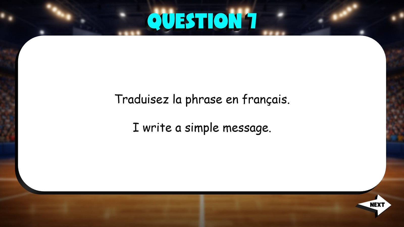 Translate to French - Workplace TRASHKETBALL French Game - No Prep Exercise