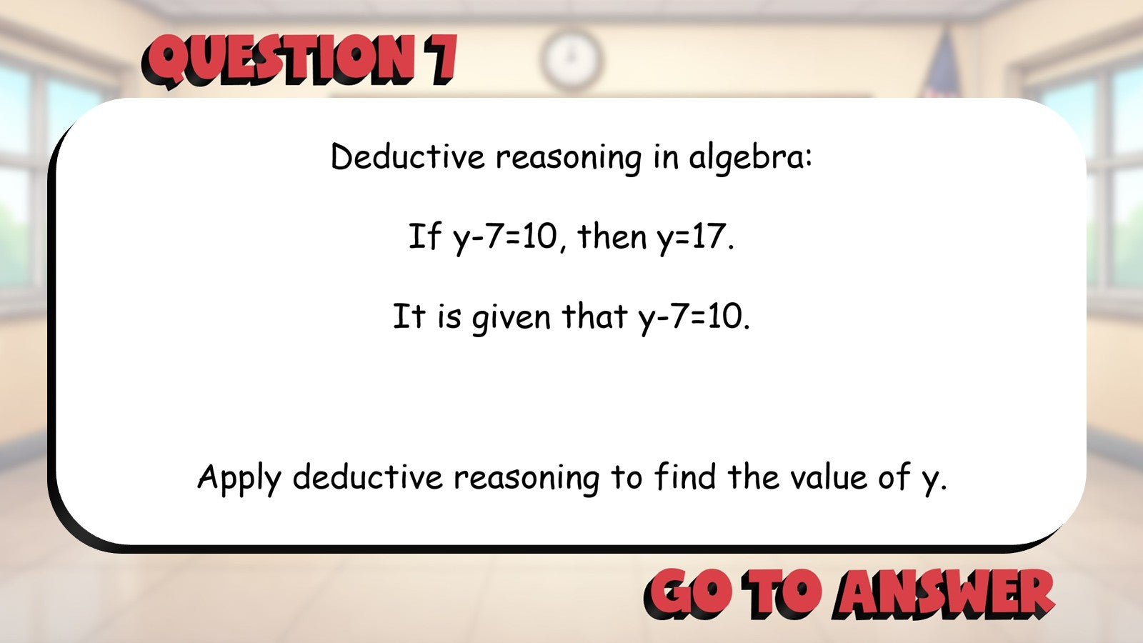 Deductive Reasoning BIG TERRIBLE GAME - No Prep Geometry Math Review Activity