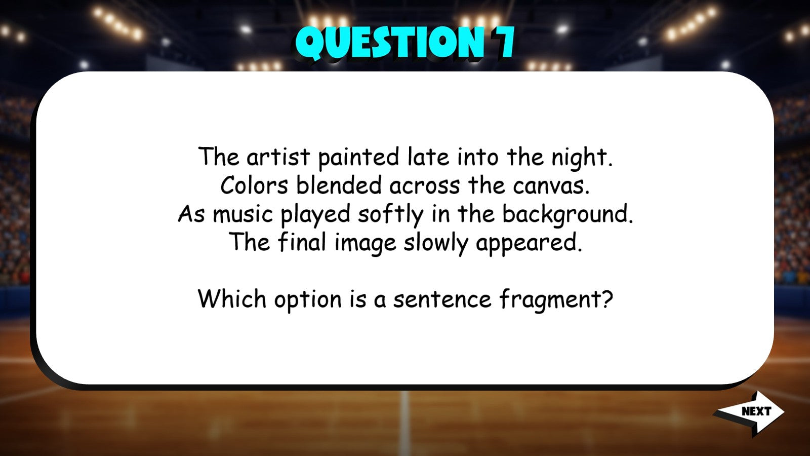 Identify Sentence Fragments TRASHKETBALL ELA Game - No Prep Grade 6 Review