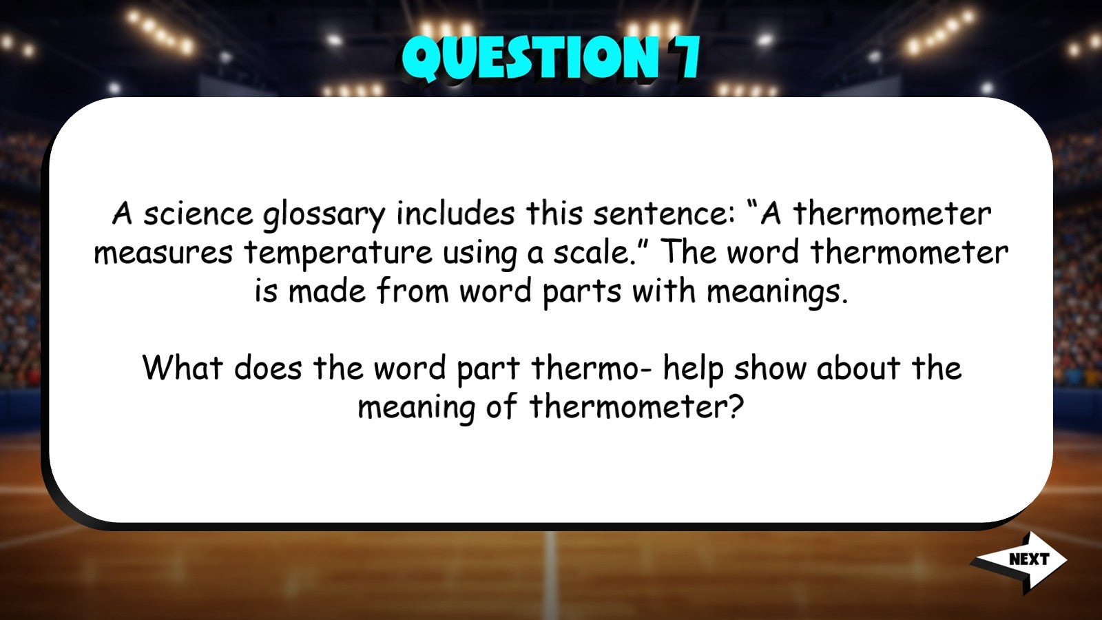 Using Word Parts to Determine Meaning TRASHKETBALL ELA Game - No Prep Grade 4