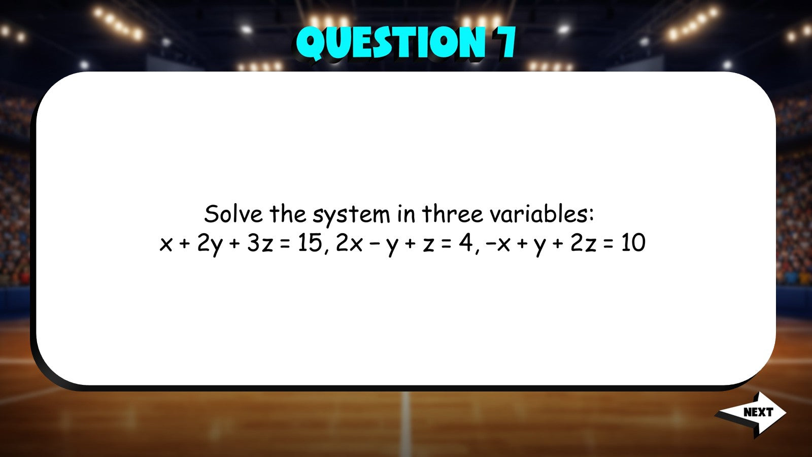 Systems in Three Variables TRASHKETBALL Math Game - No Prep PreCalculus Review