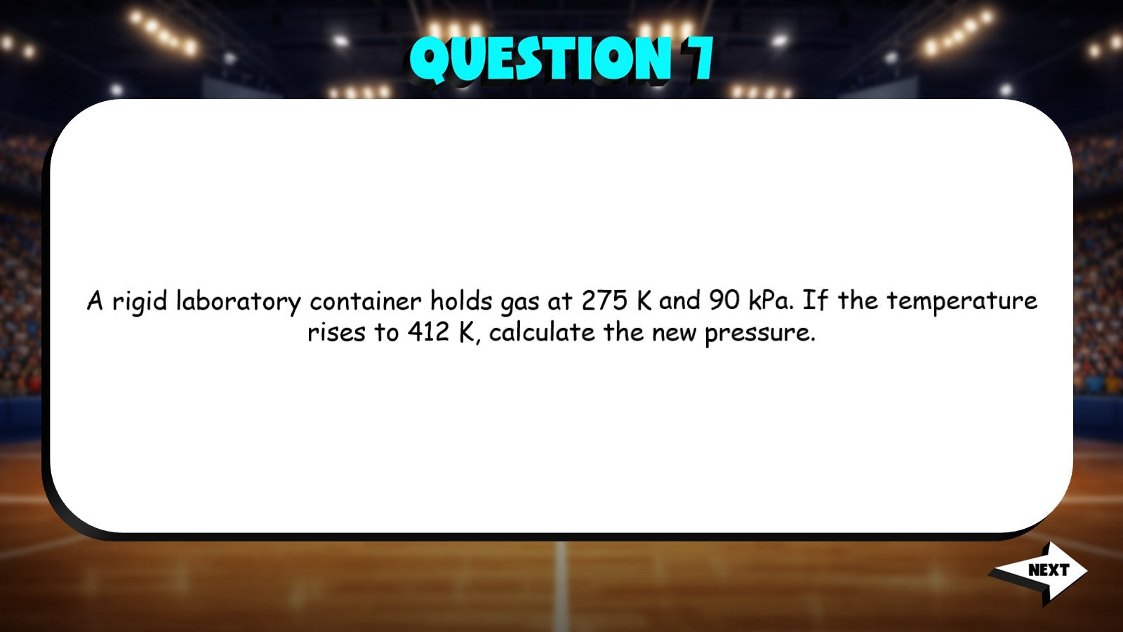 Gay Lussac’s Law Calculations TRASHKETBALL Science Game - No Prep Chemistry