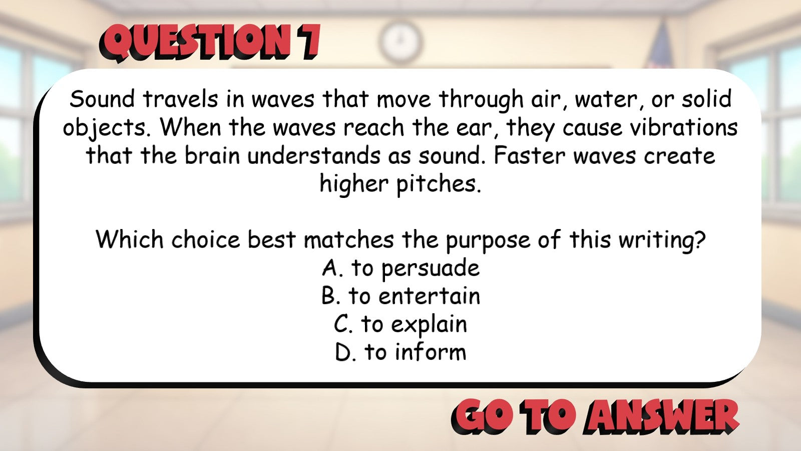Identify the Author’s Purpose BIG TERRIBLE GAME - No Prep Grade 5 ELA Review