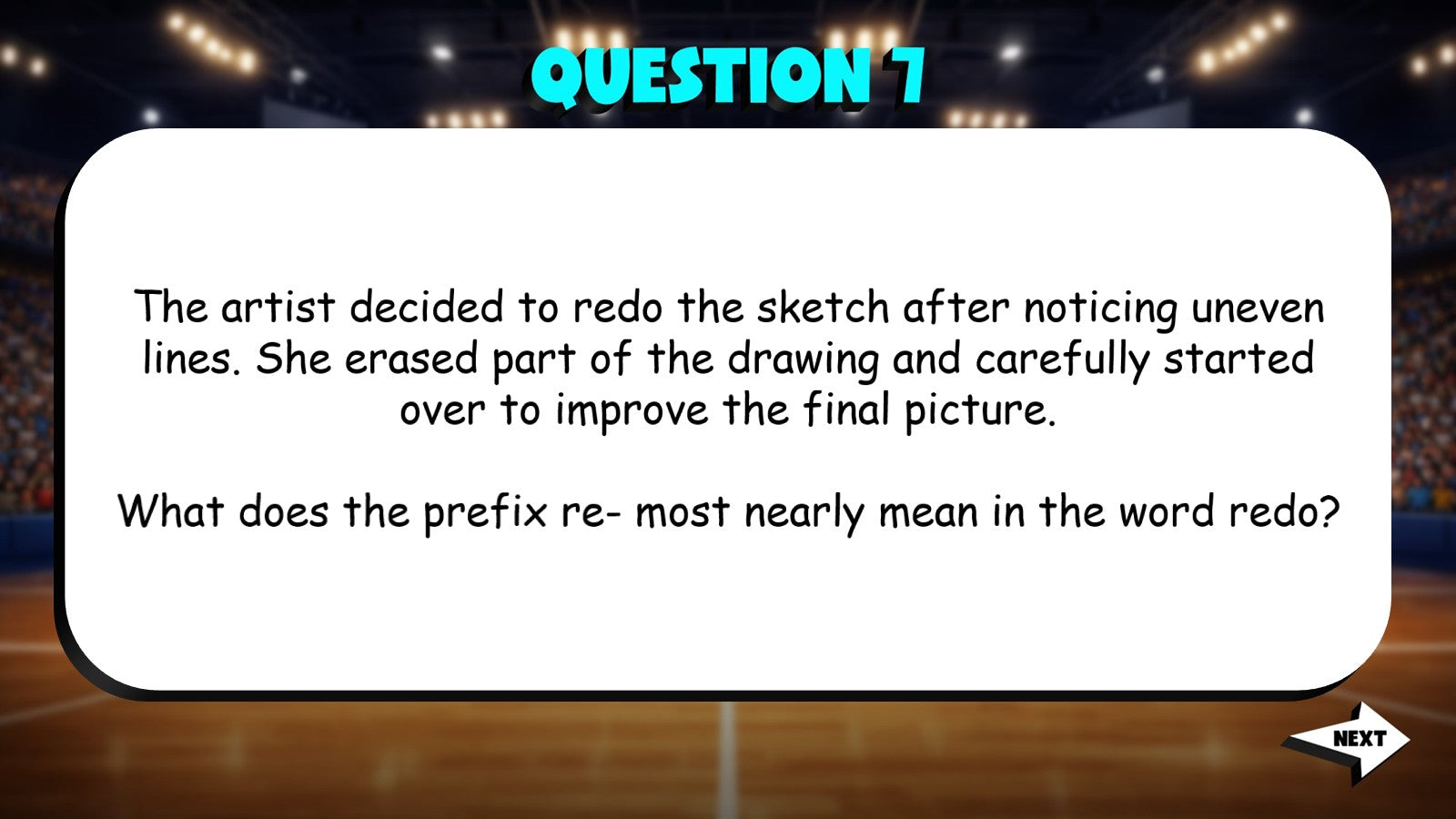 Identify Common Prefixes & Their Meanings TRASHKETBALL ELA Game - Grade 4